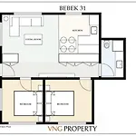 Bright Private Modern 2bd1bath Bebek Gem! #247