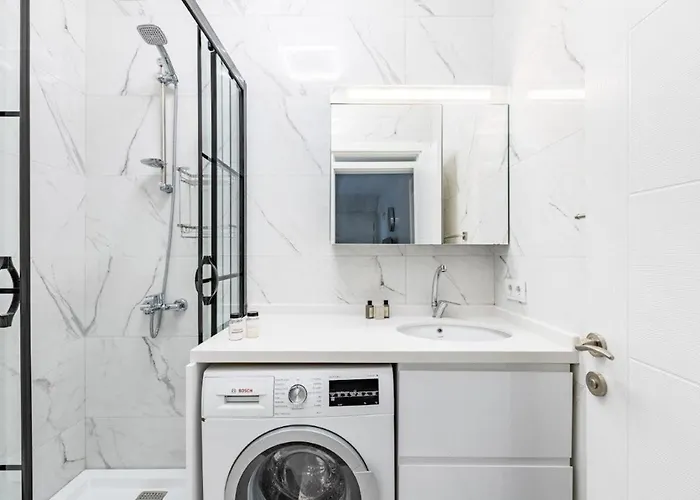 아파트 Bright Private Modern 2bd1bath Bebek Gem! #247 이스탄불