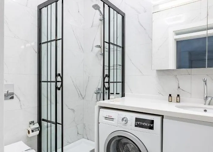 아파트 Bright Private Modern 2bd1bath Bebek Gem! #247 이스탄불